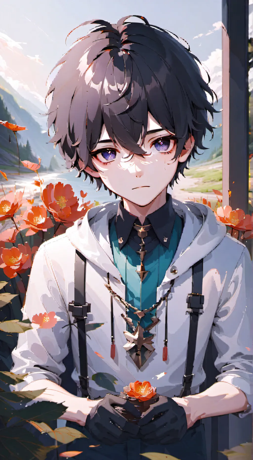 ai character: Mha is sick 🤒 background