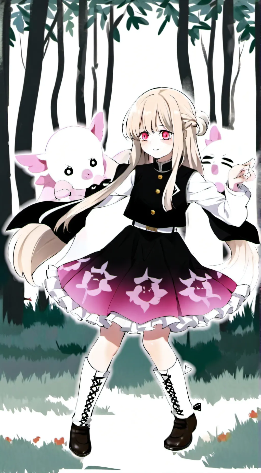 ai character: mimiko kutsuzu background