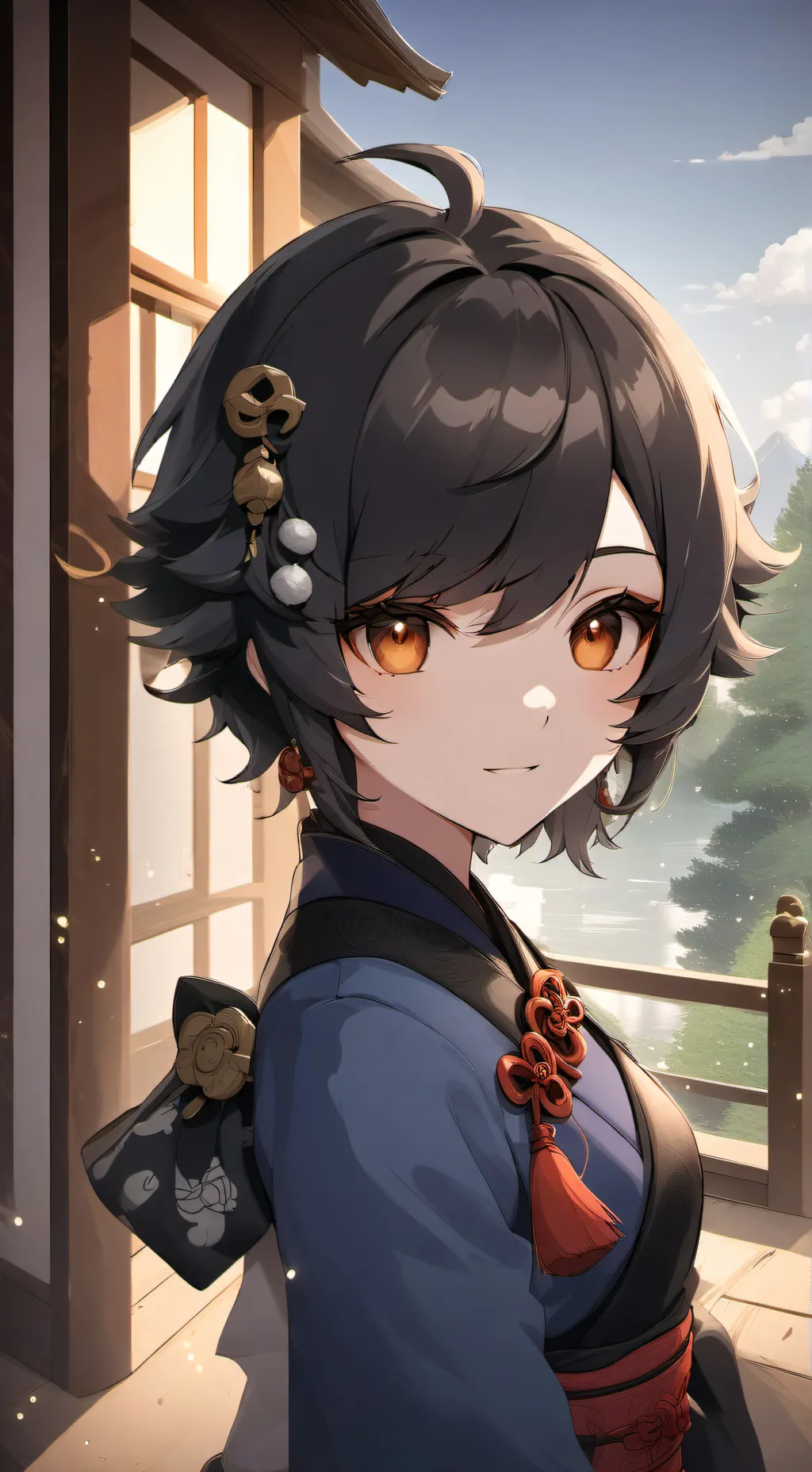 ai character: Genshin Impact  background