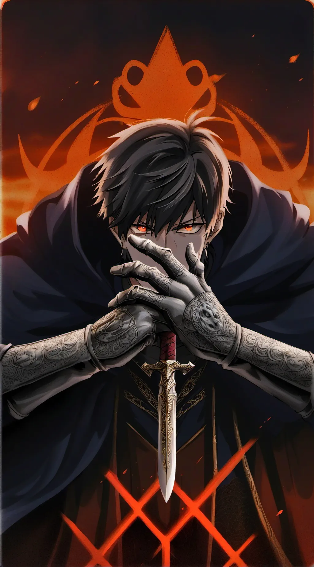 ai character: Momos evil brother background