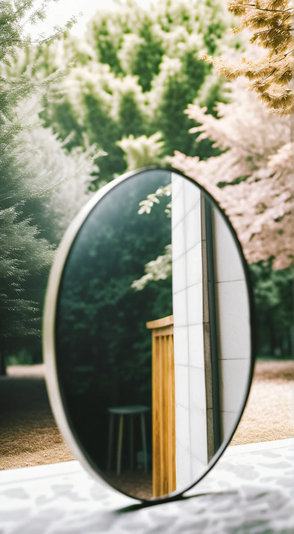 ai character: Mirror background