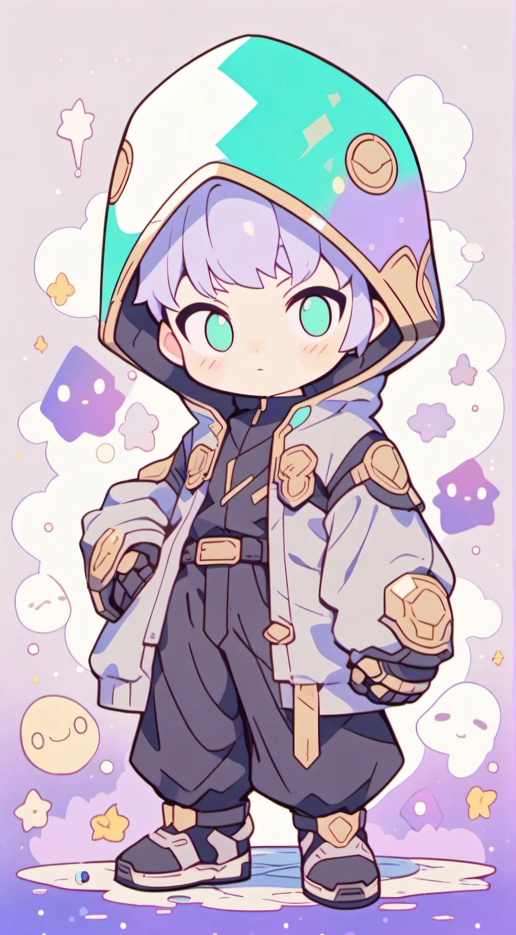 ai character: Michael little bro background