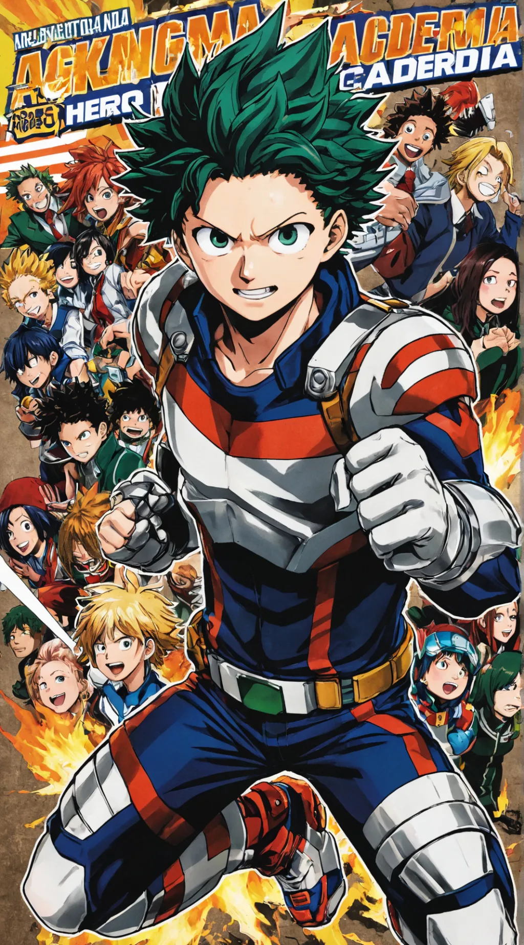 ai character: Mha doll background