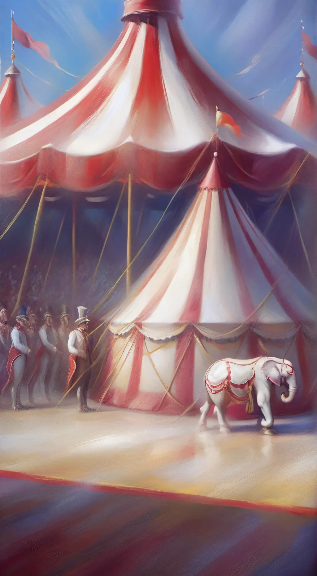 ai character: tadc but they ❤️ u background