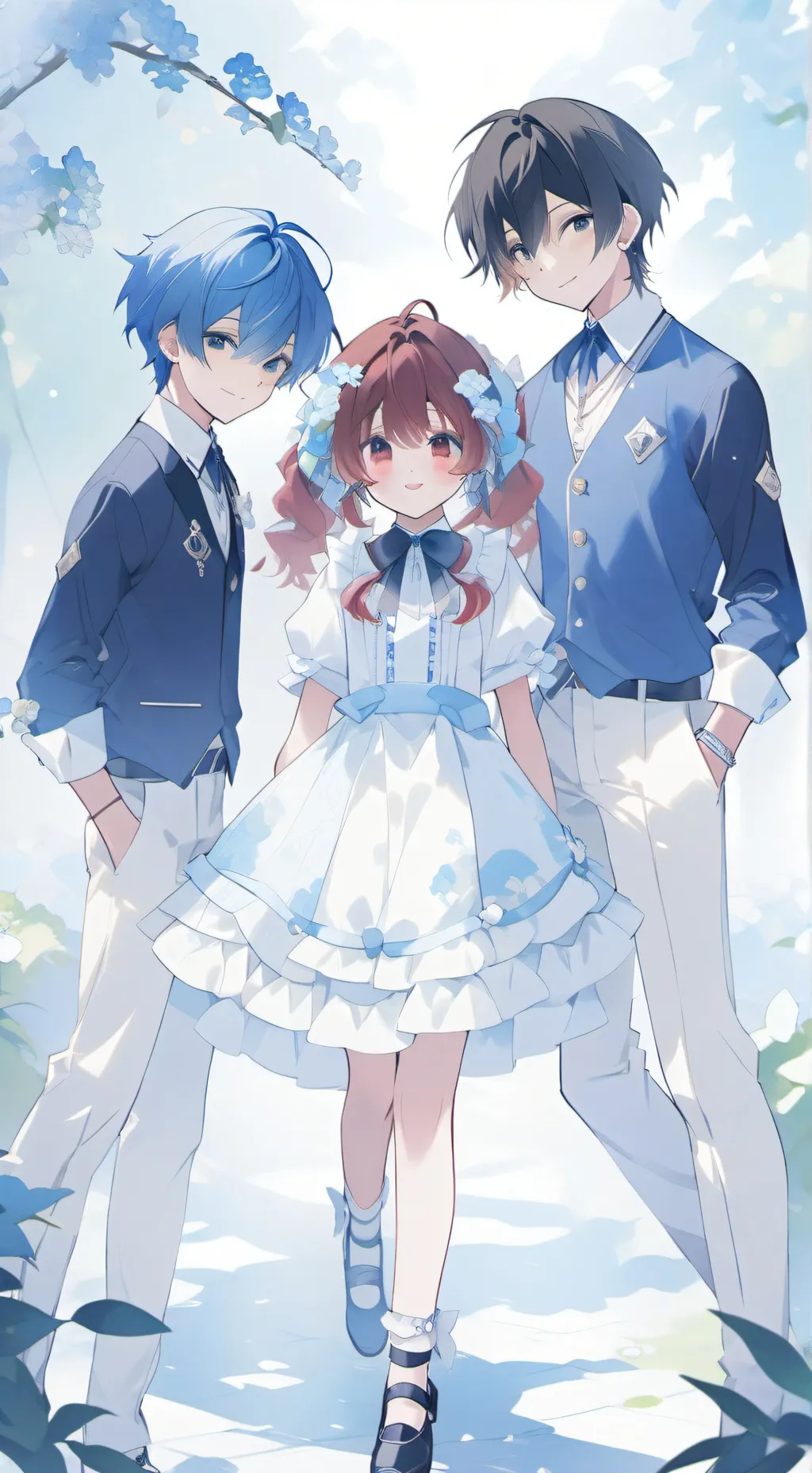 ai character: Felix and david background