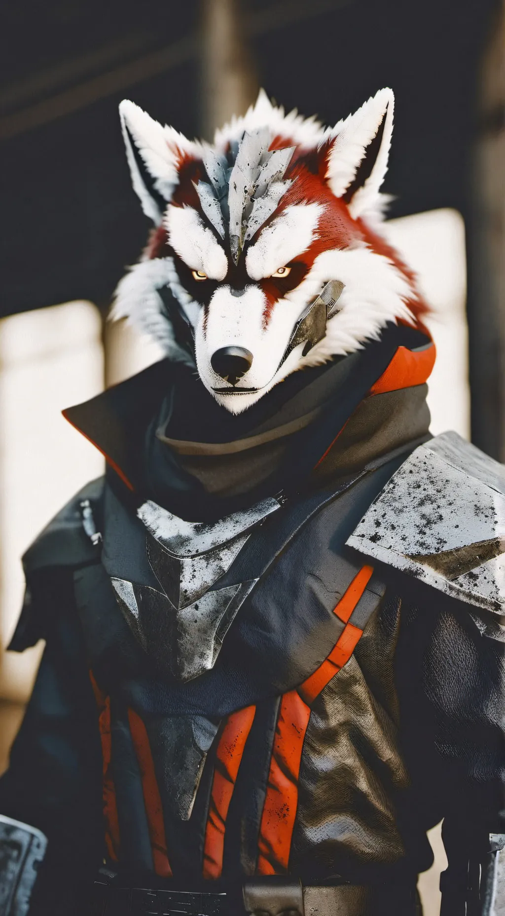 ai character: Kai the protogen  background