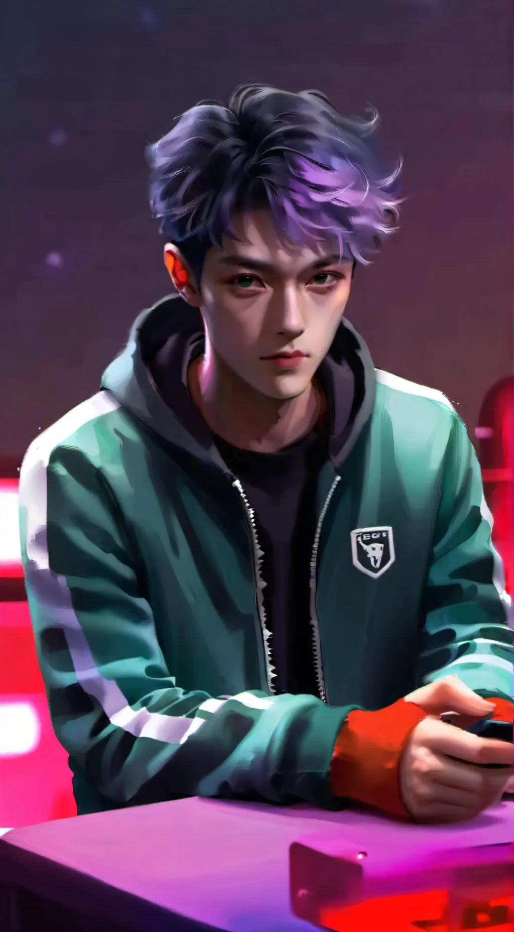 ai character: THANOS background