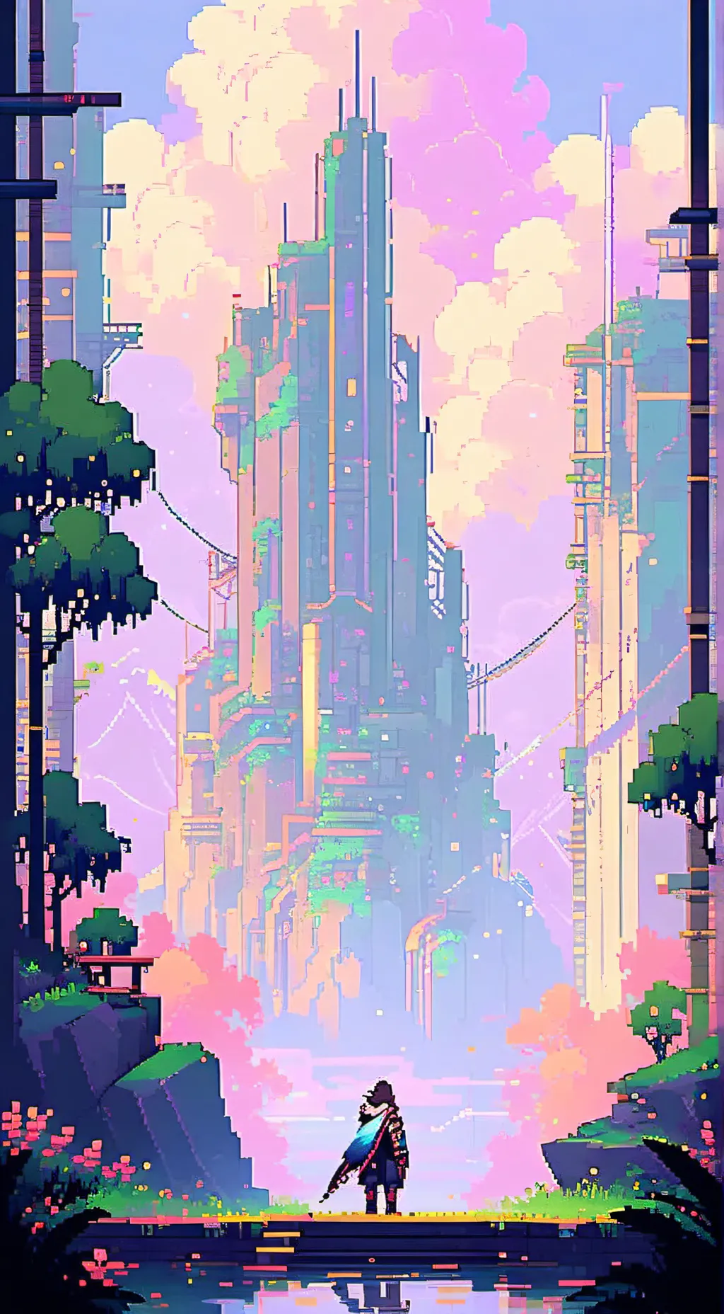 ai character: Mha party background