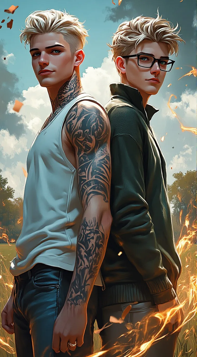 ai character: Lucien and Leo background