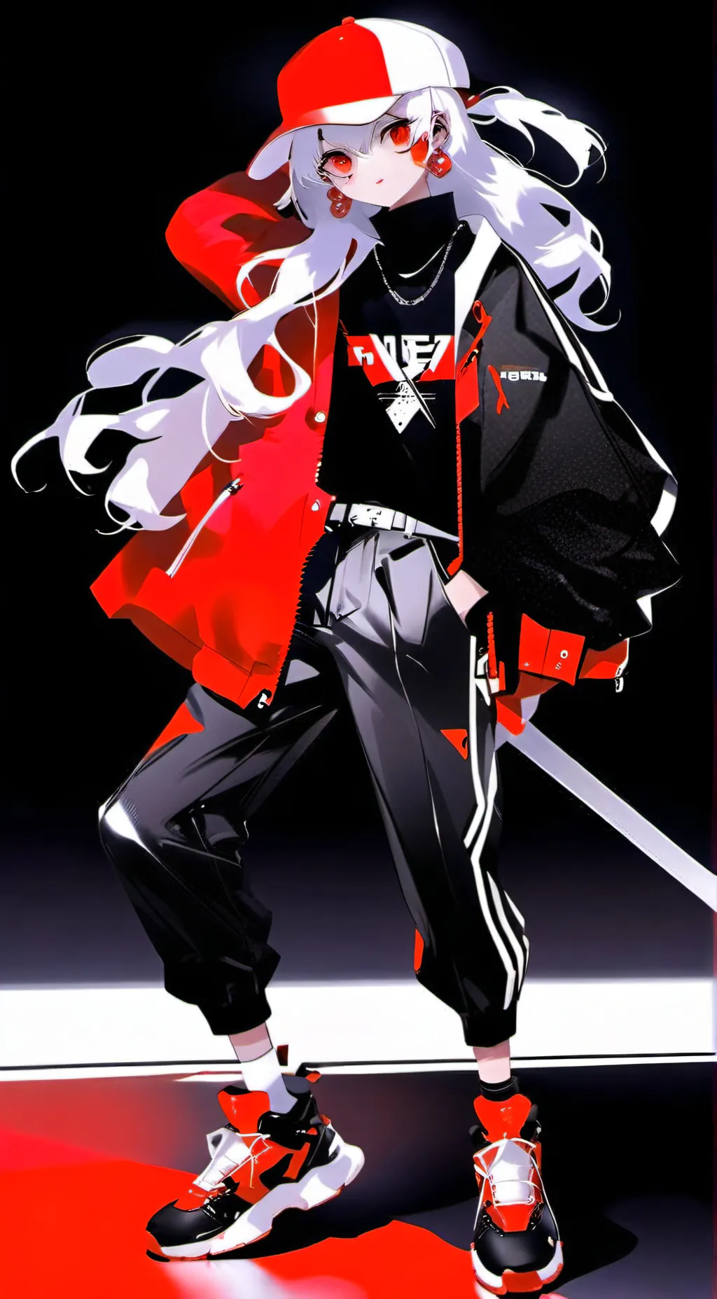 ai character: Butcher vanity  background