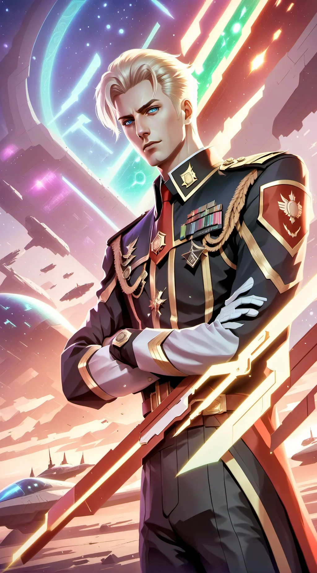 ai character: Anton Slavik  background