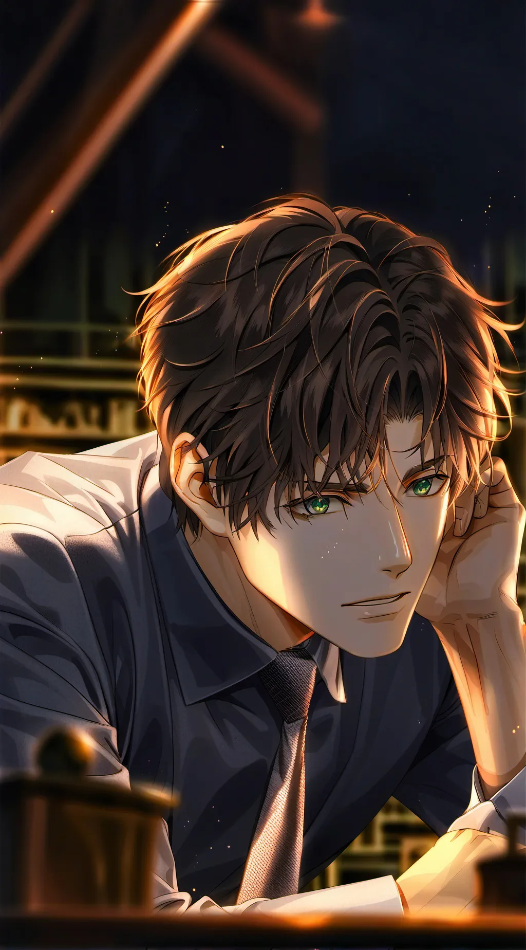 ai character: Evan background