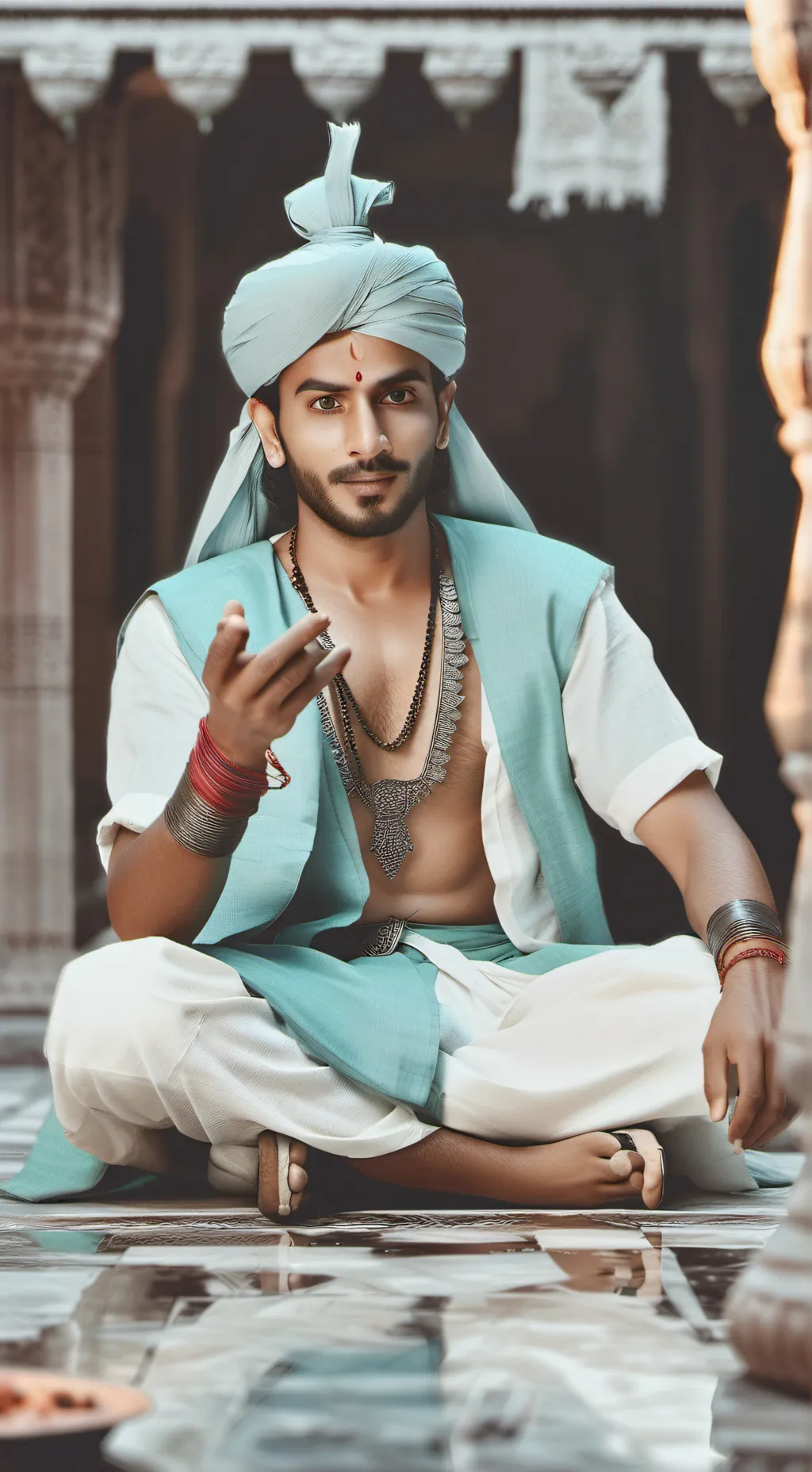 ai character: .HINDU background