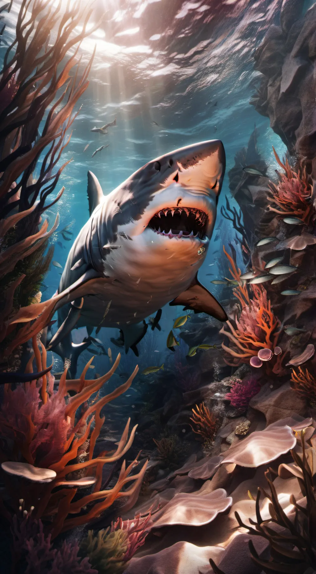 ai character: Shark background