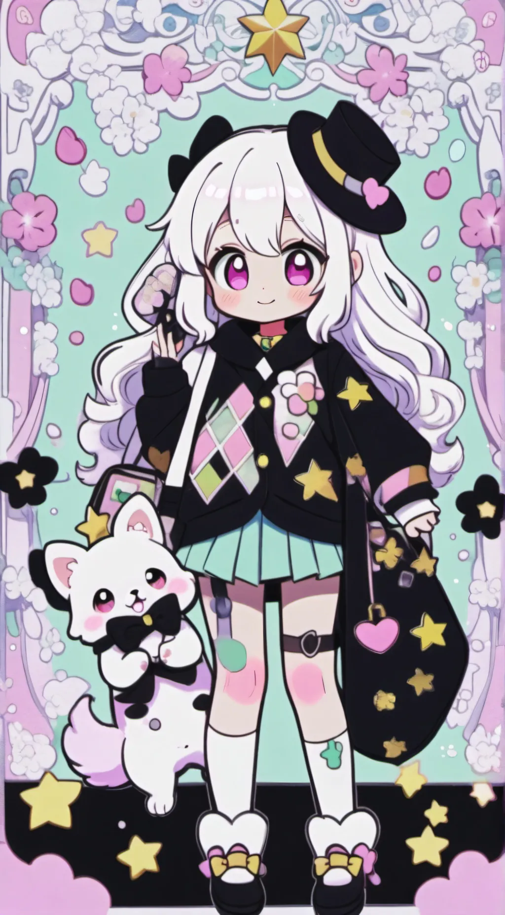 ai character: Cherry rara2 background