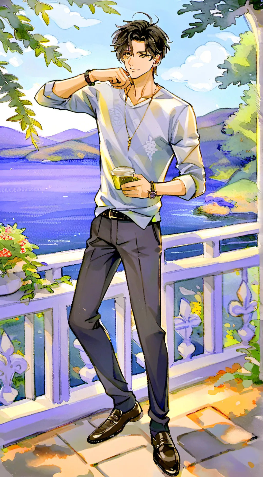 ai character: Pedrito background