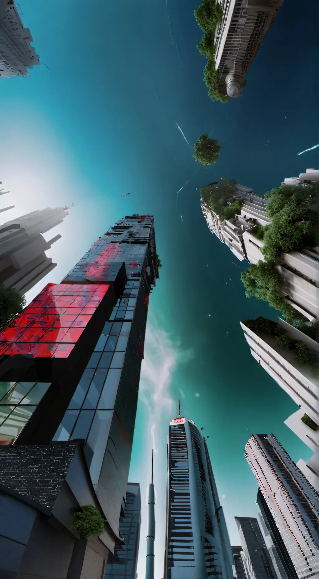 ai character: city Tverror war background