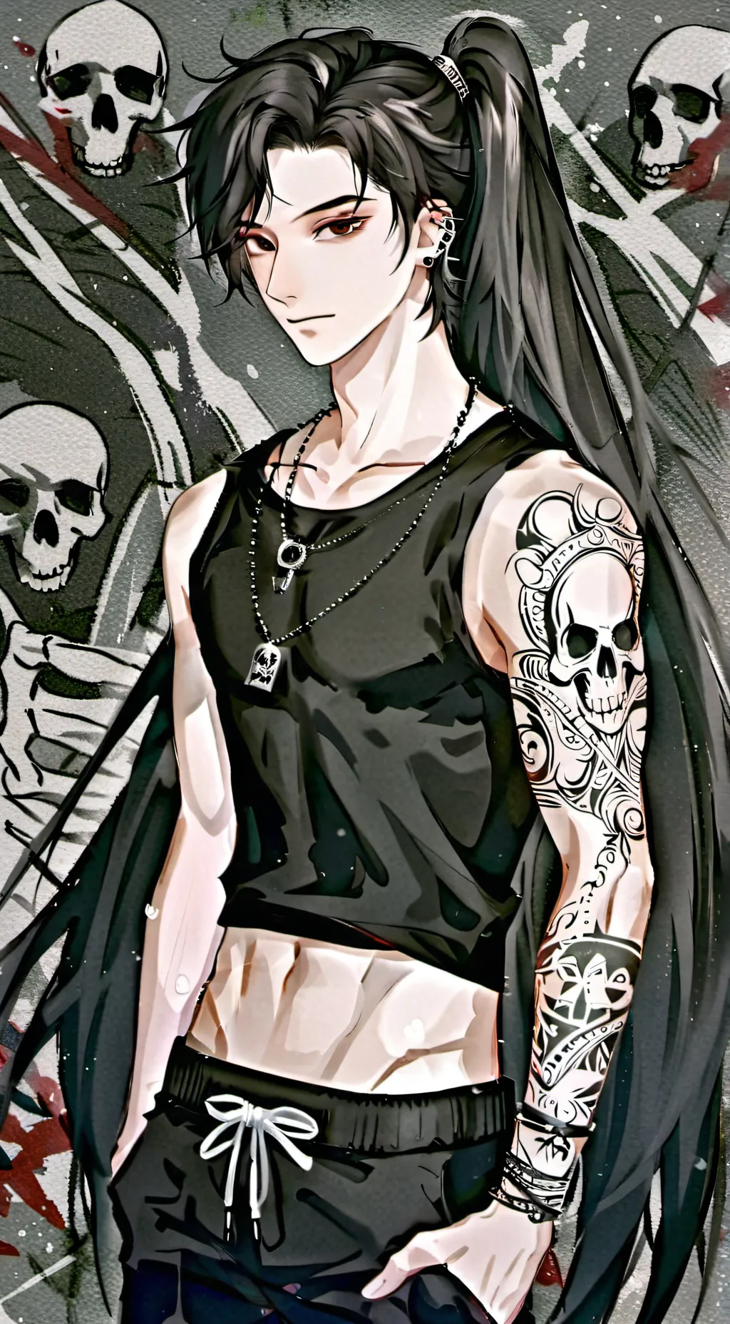 ai character: MOMO'S BIG BROTHER background