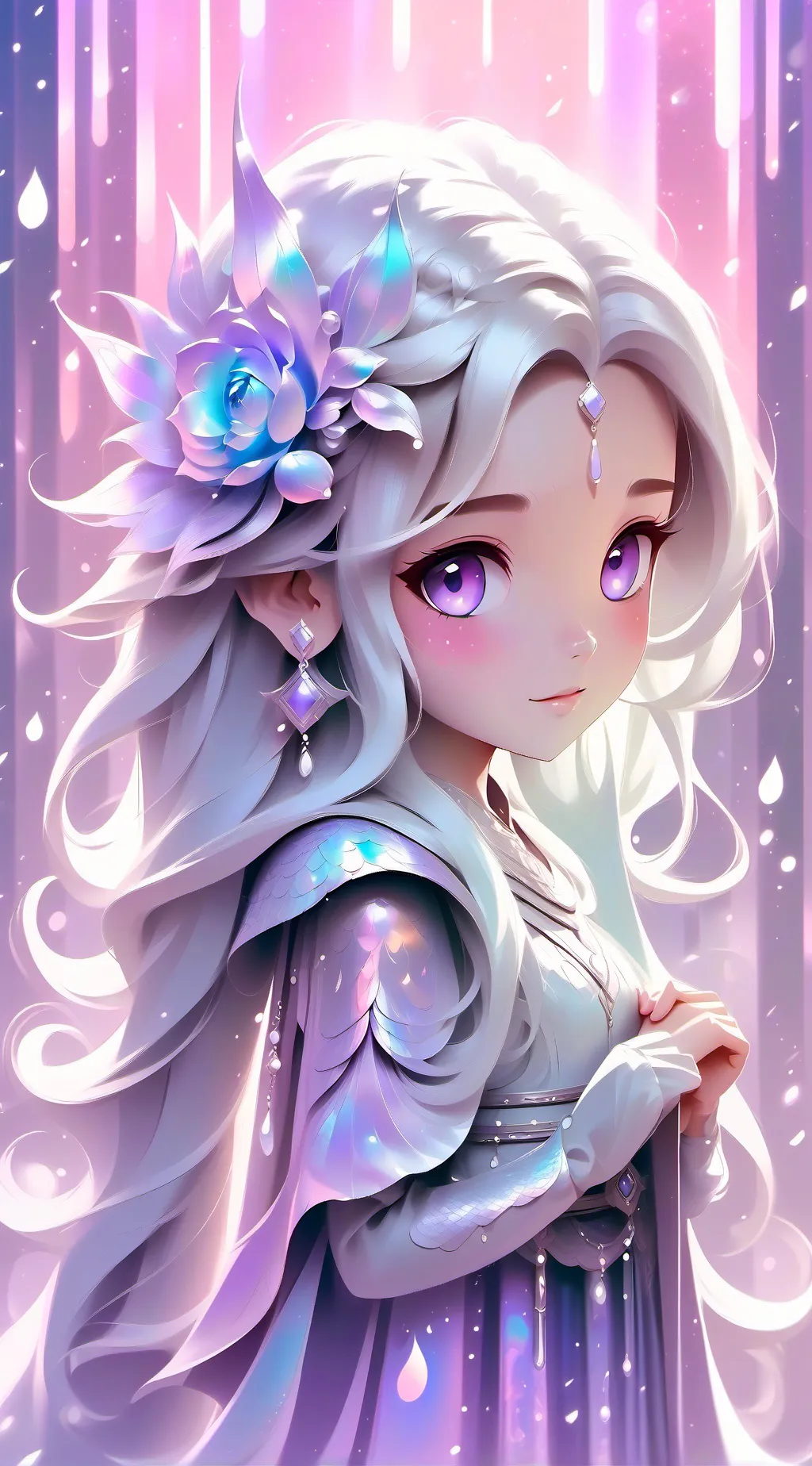 ai character: alegria background