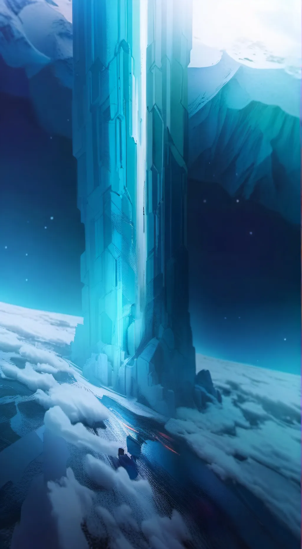 ai character: Dw weirdcore background