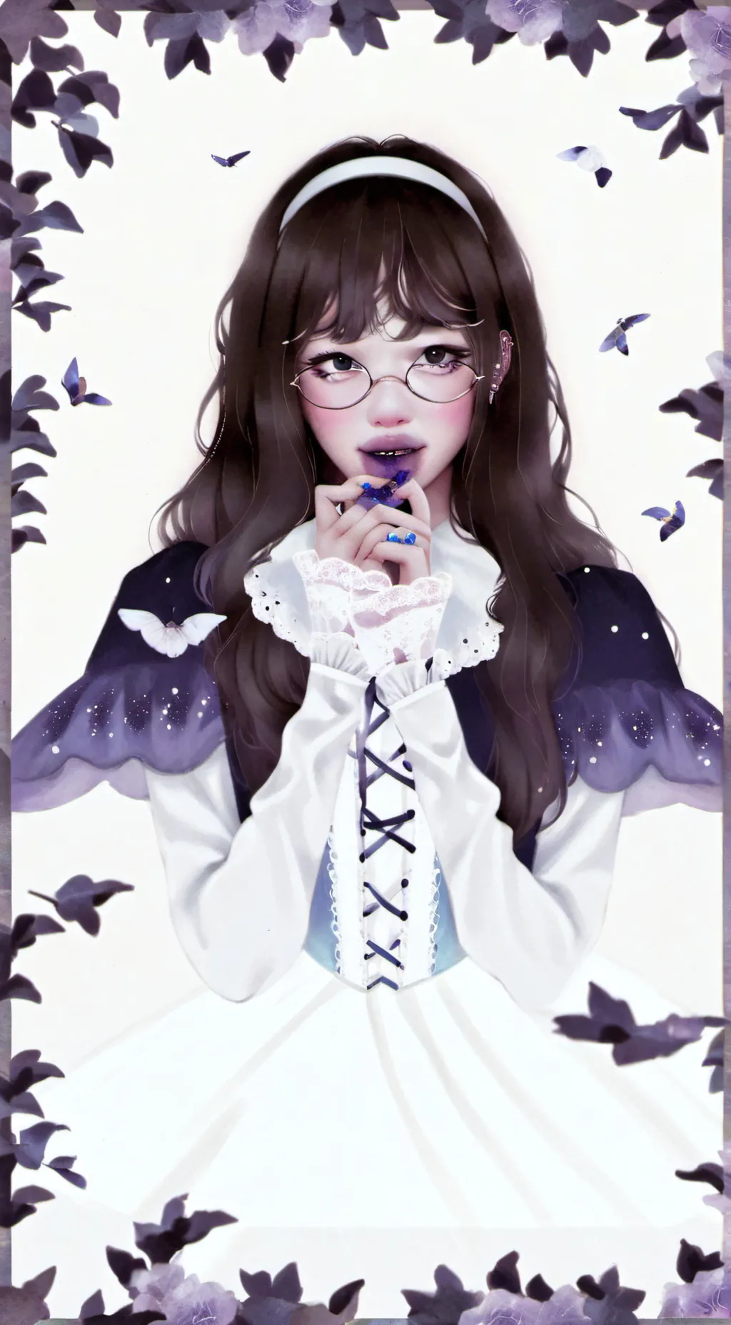 ai character: vee x shelly  background