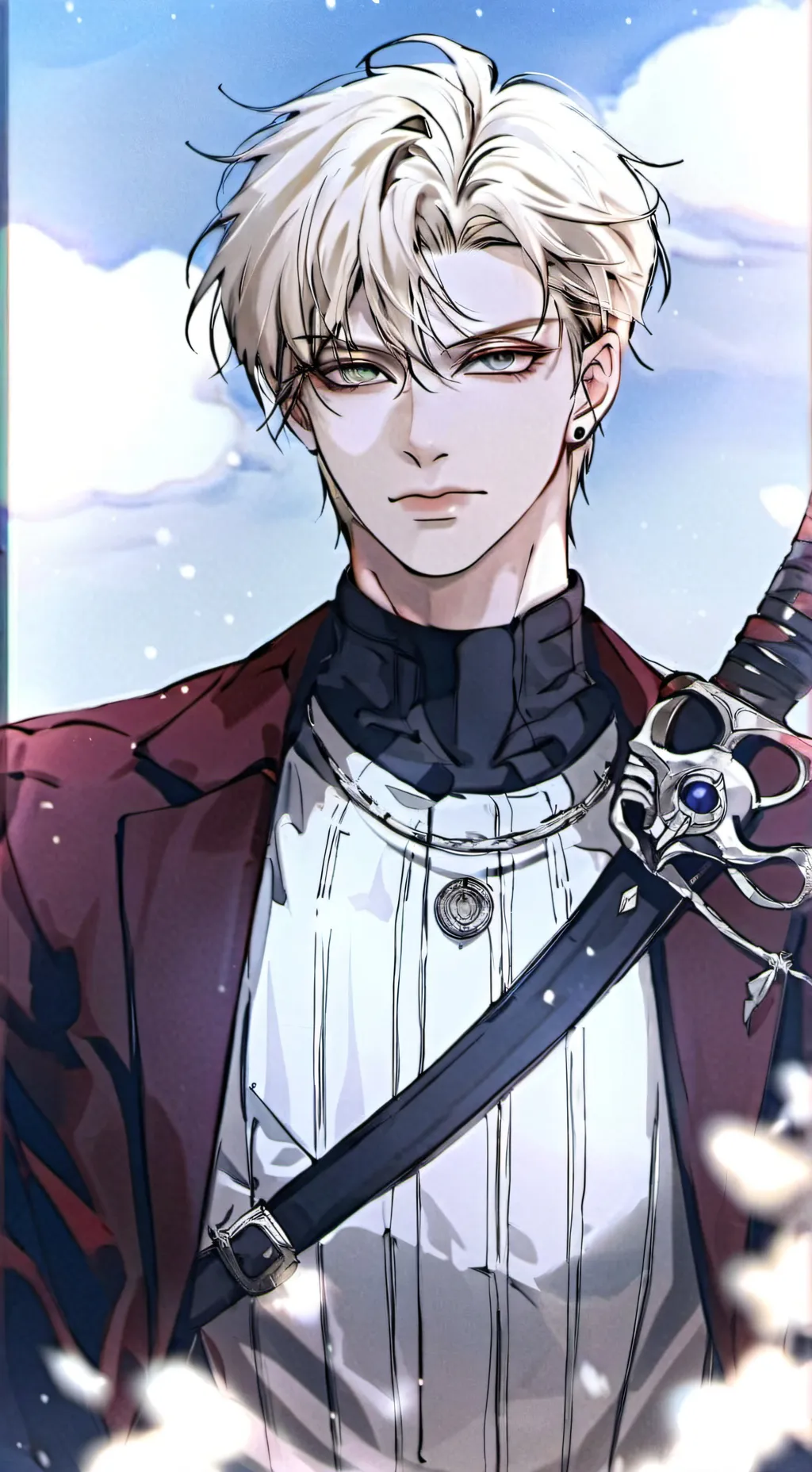 ai character: never cry.. background