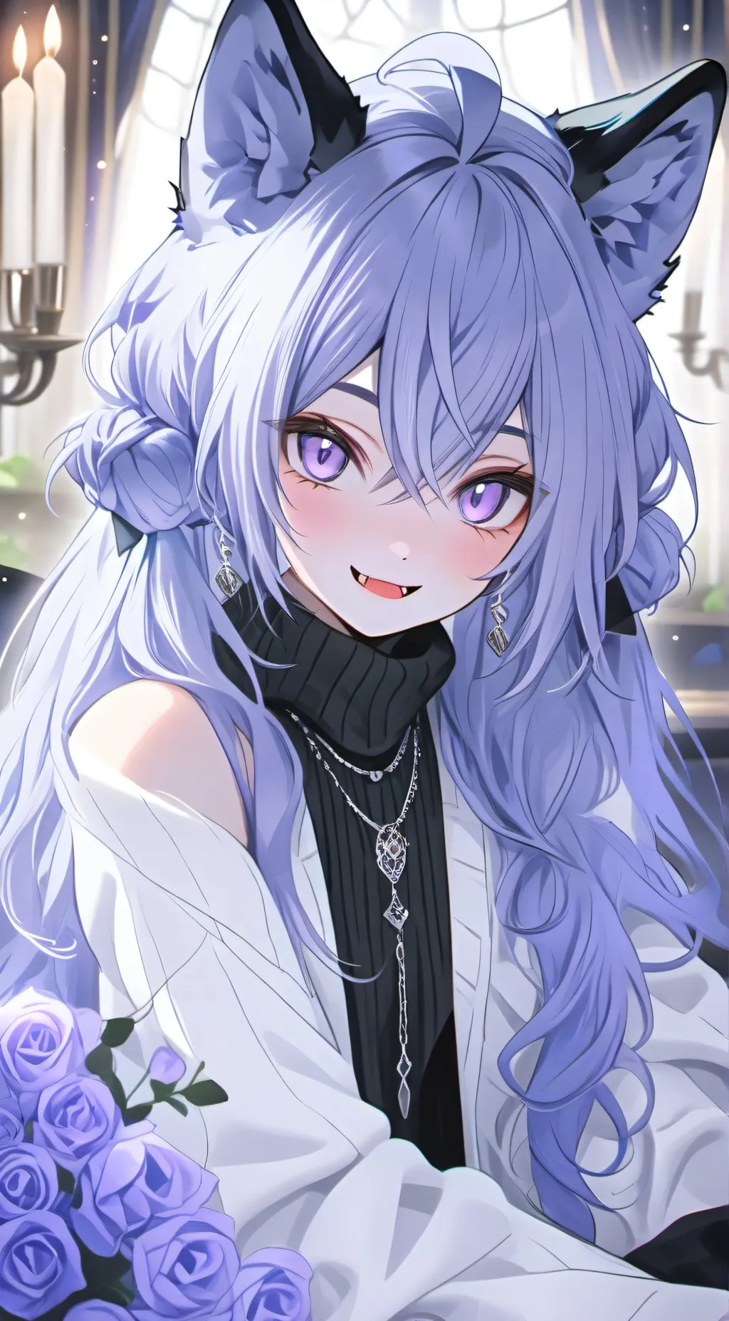 ai character: Lavender Fenwir  background