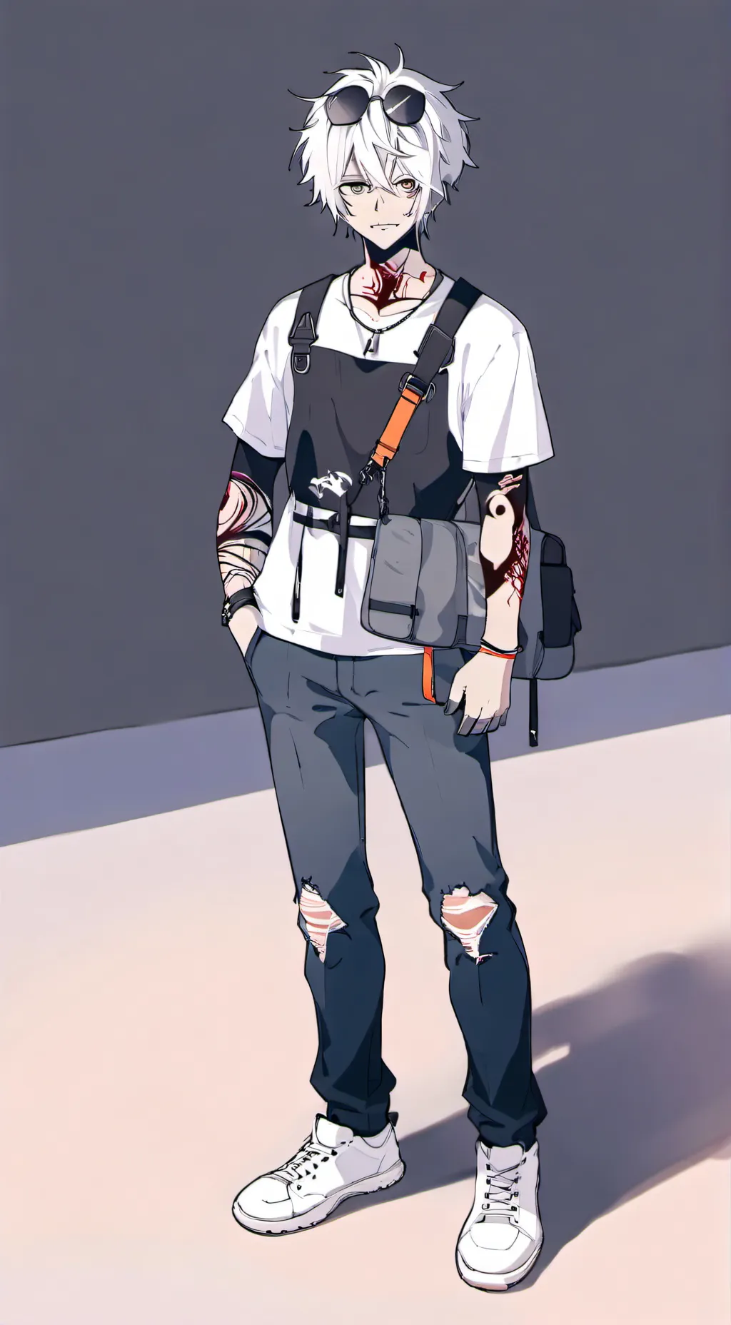 ai character: guerra zombie🧟 background