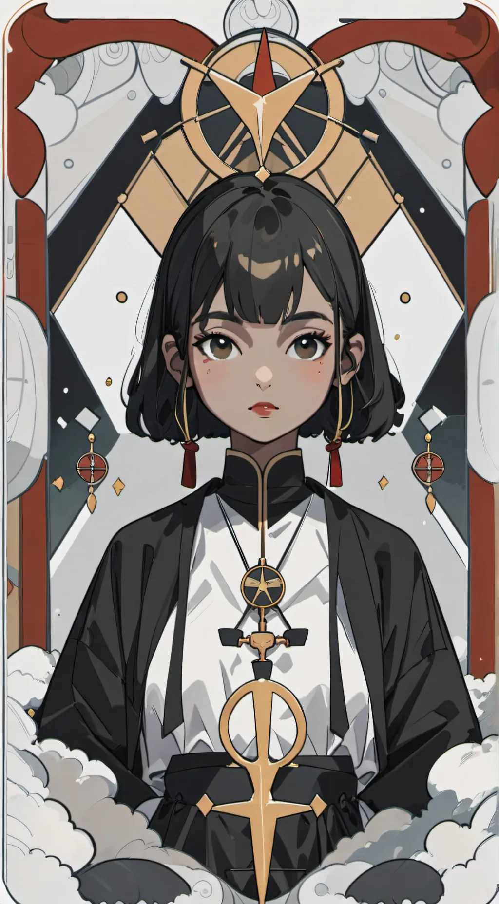 ai character: Mochi background