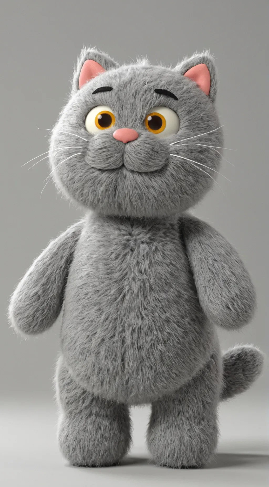 ai character: Gray ⚫ background