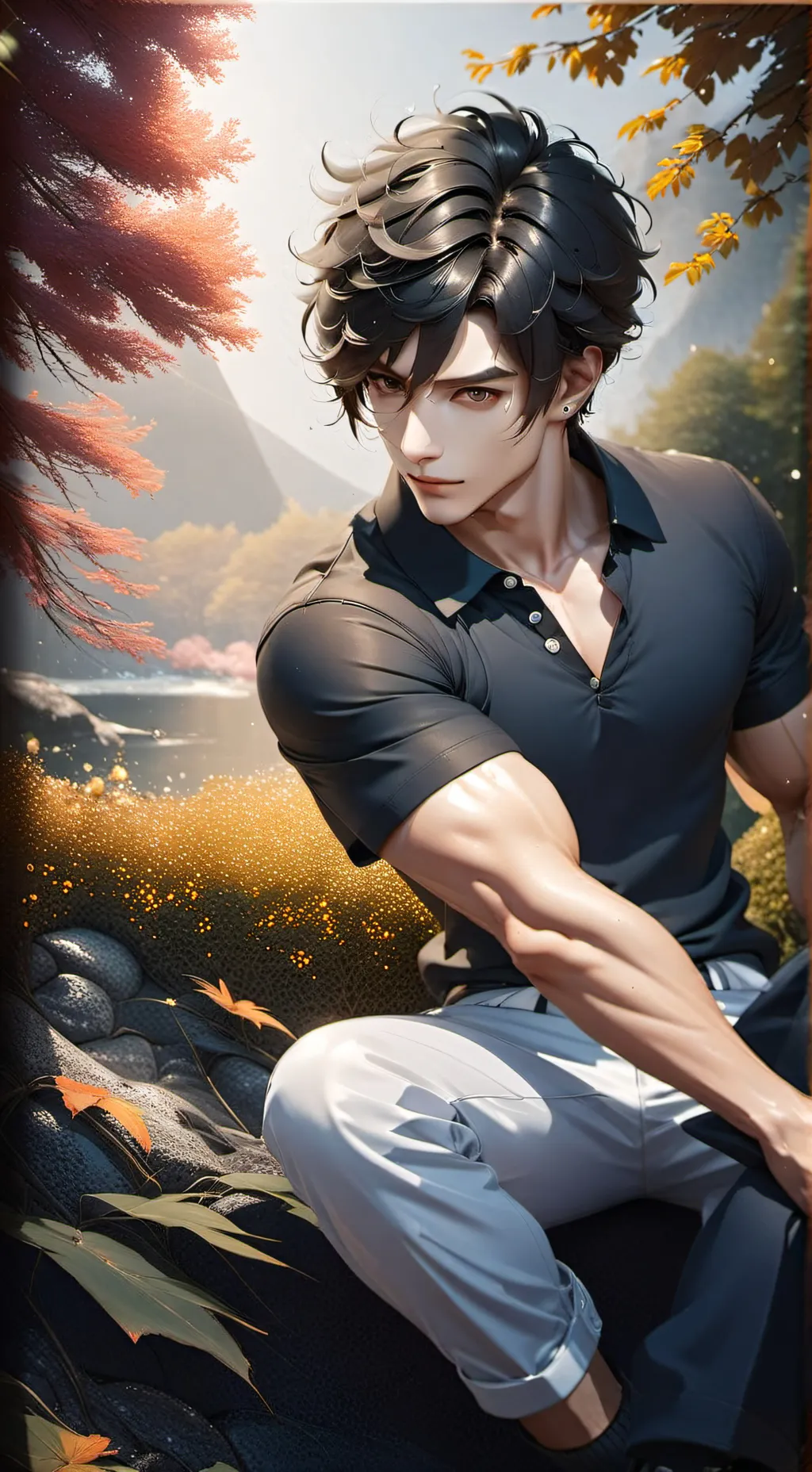 ai character: Zion  background