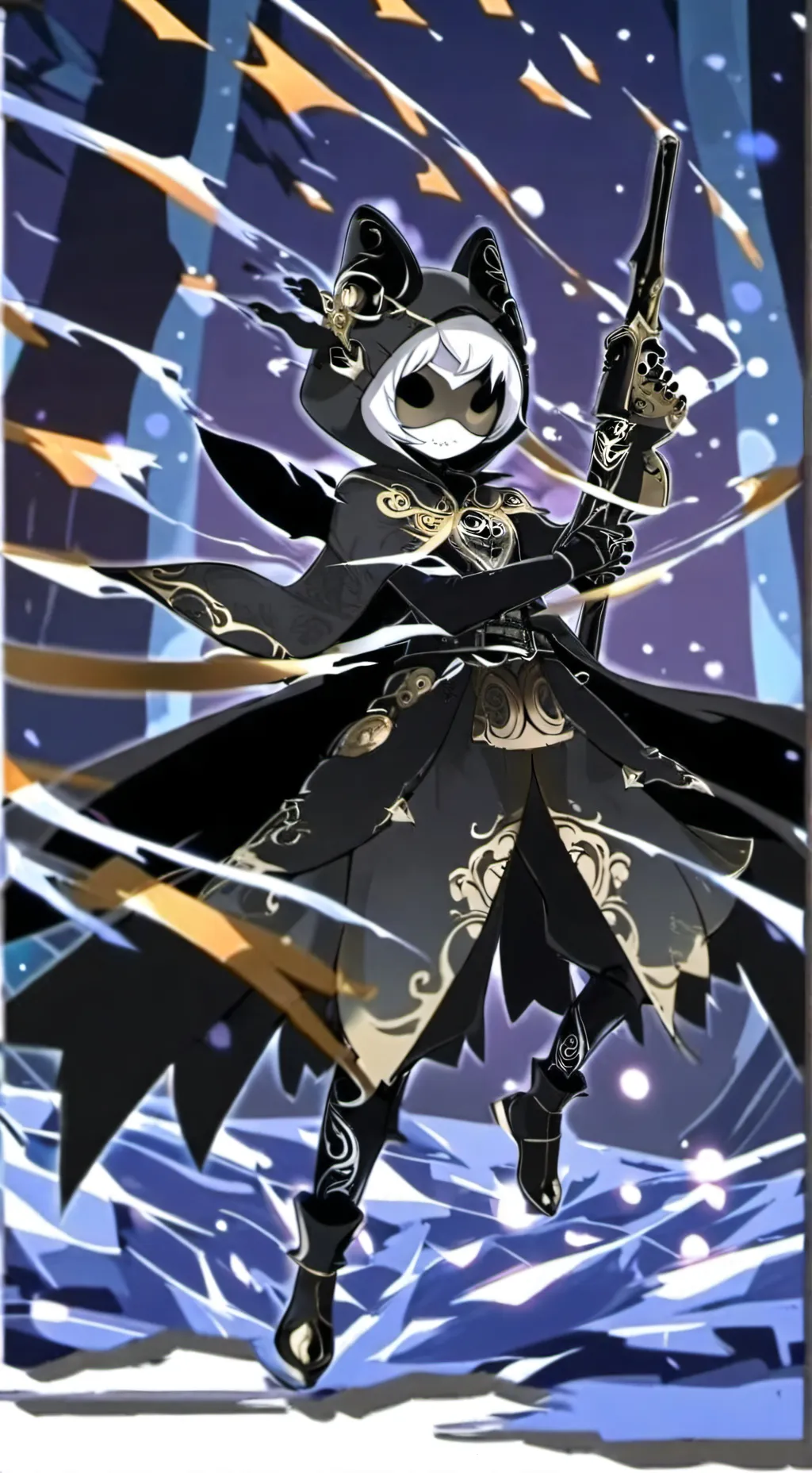 ai character: S.D.I murder drone background