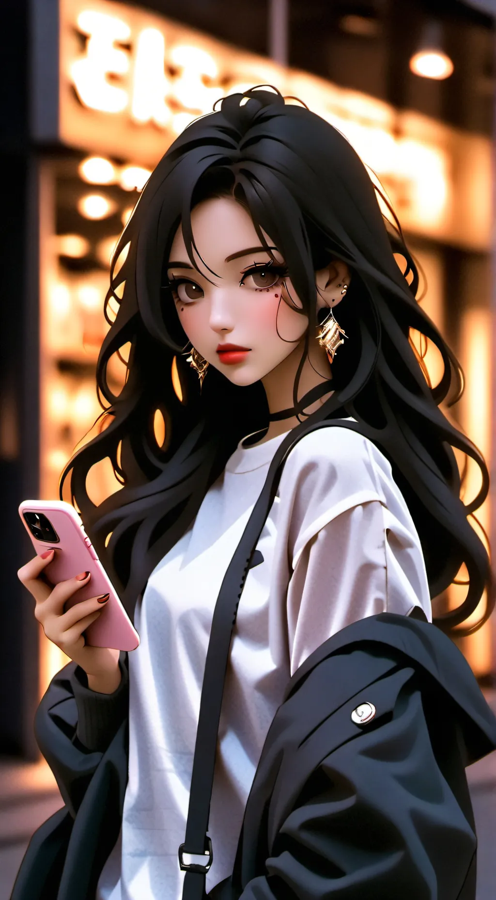 ai character: Diana  background