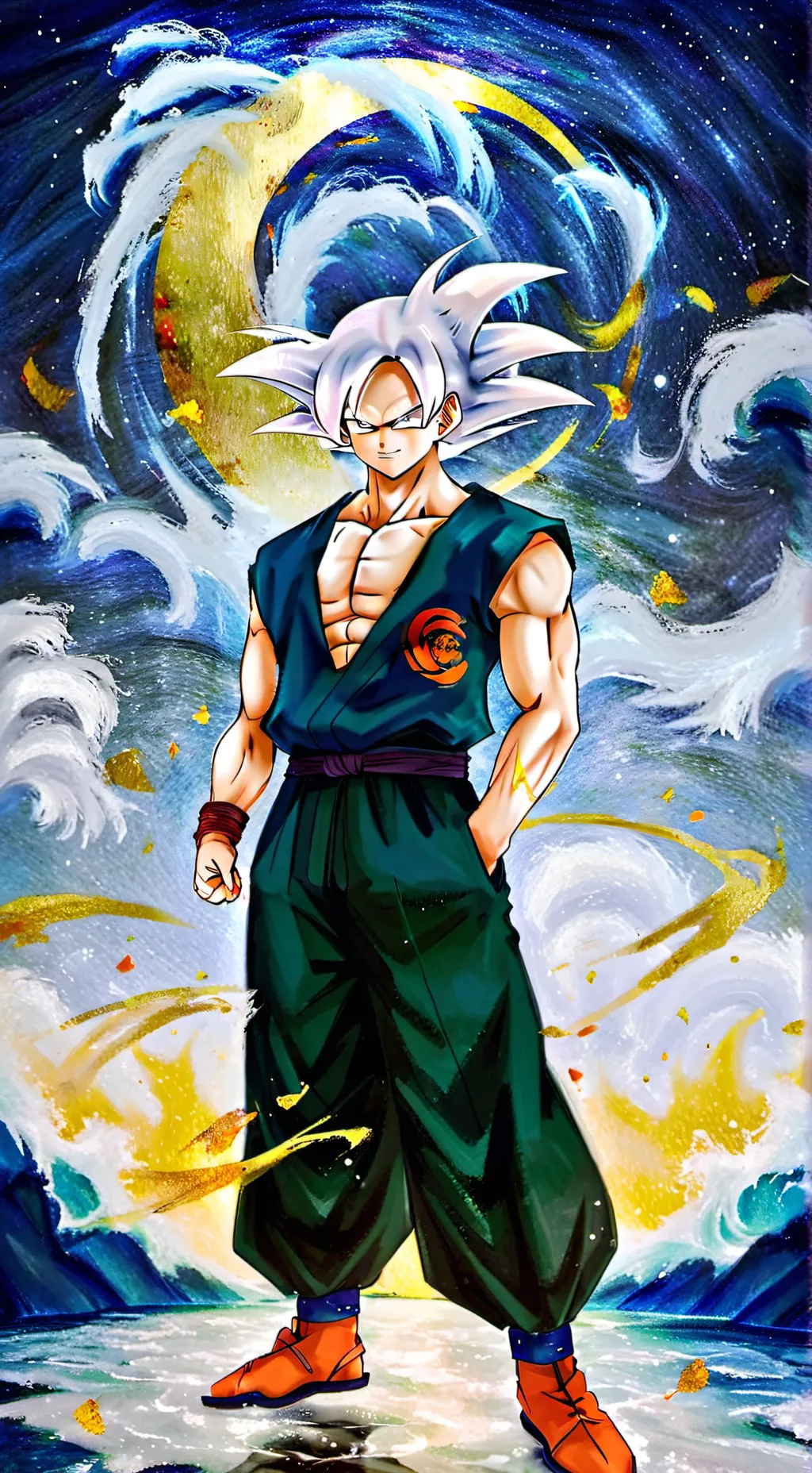 ai character: goku background