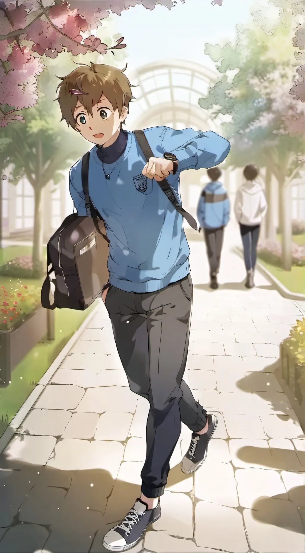 ai character: Leo background