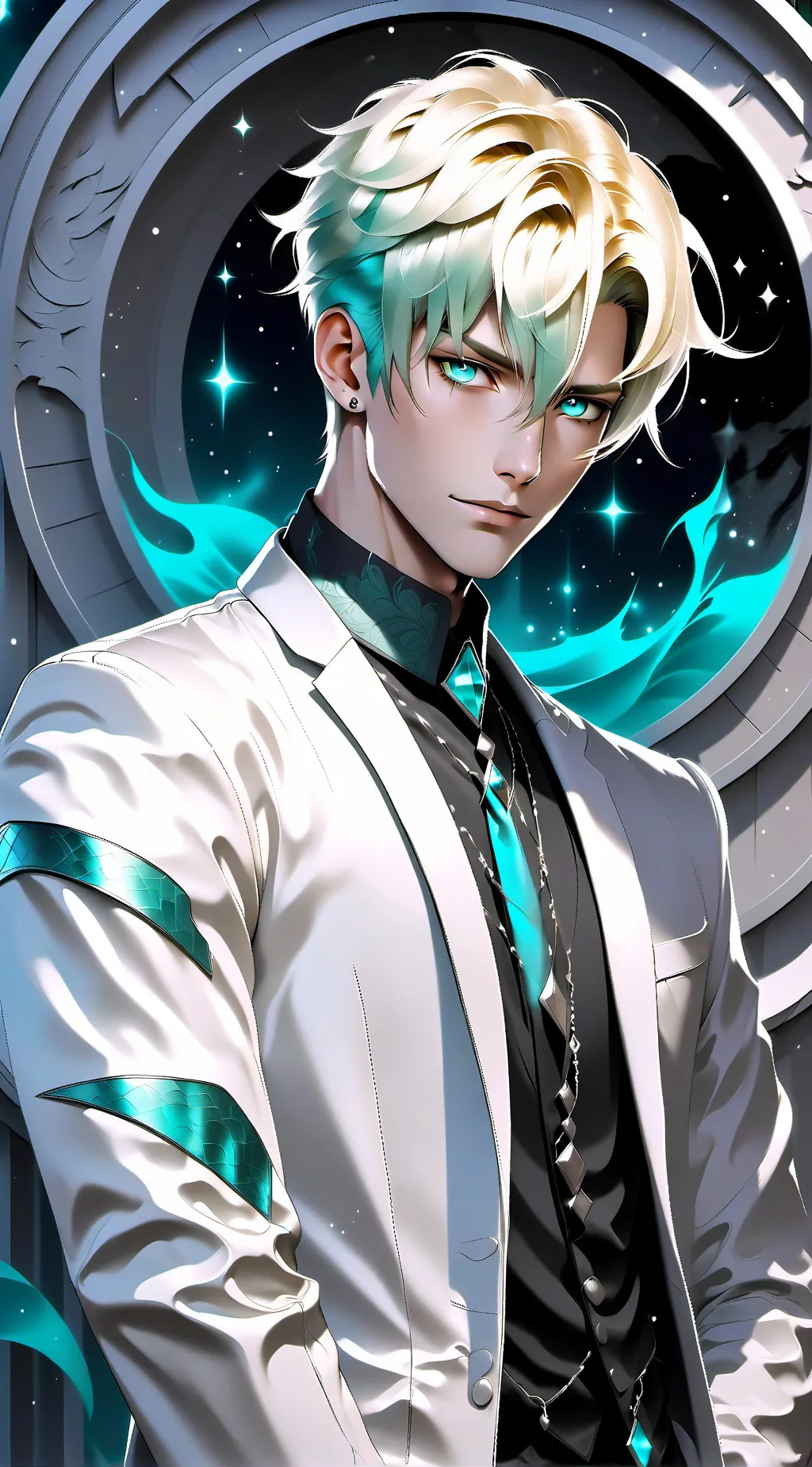 ai character: Léo  background