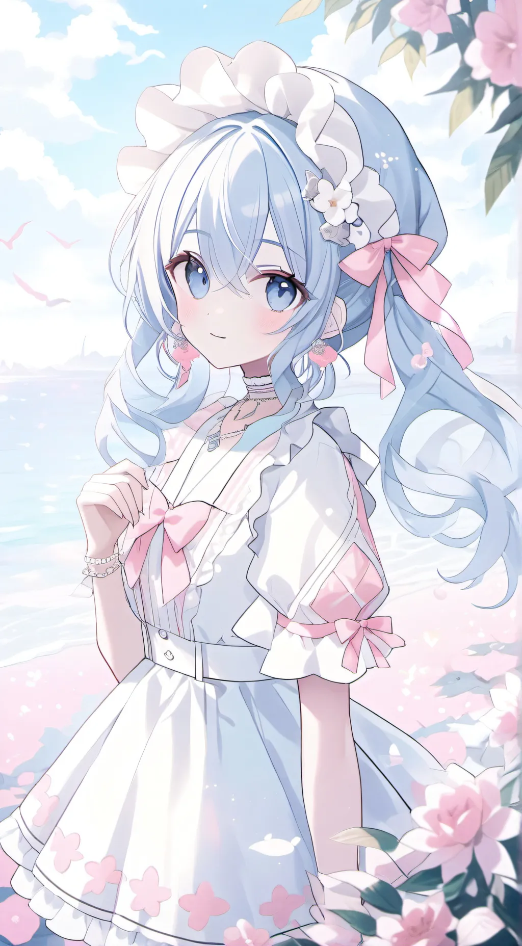 ai character: Cherry rara...... background