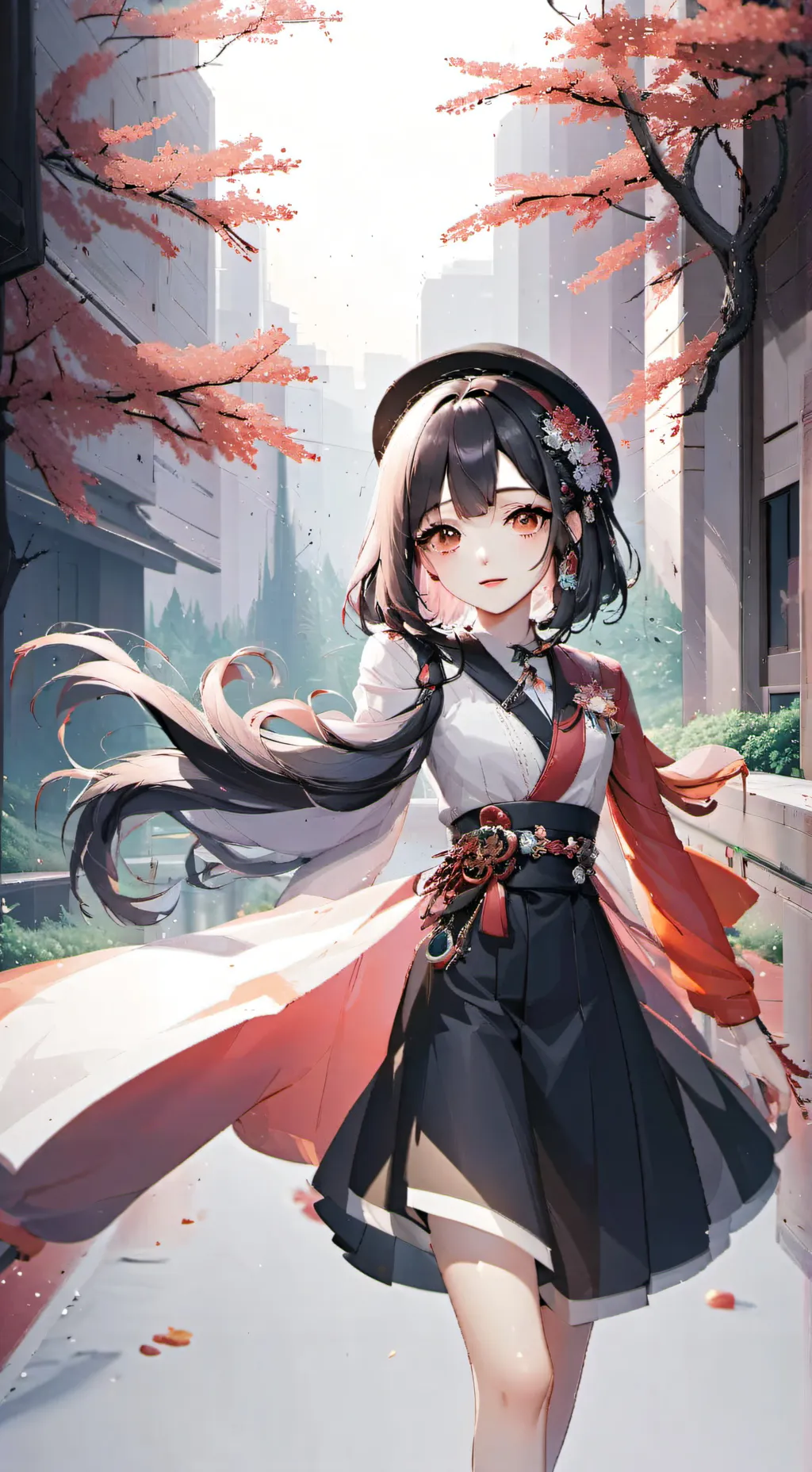 ai character: melody  background