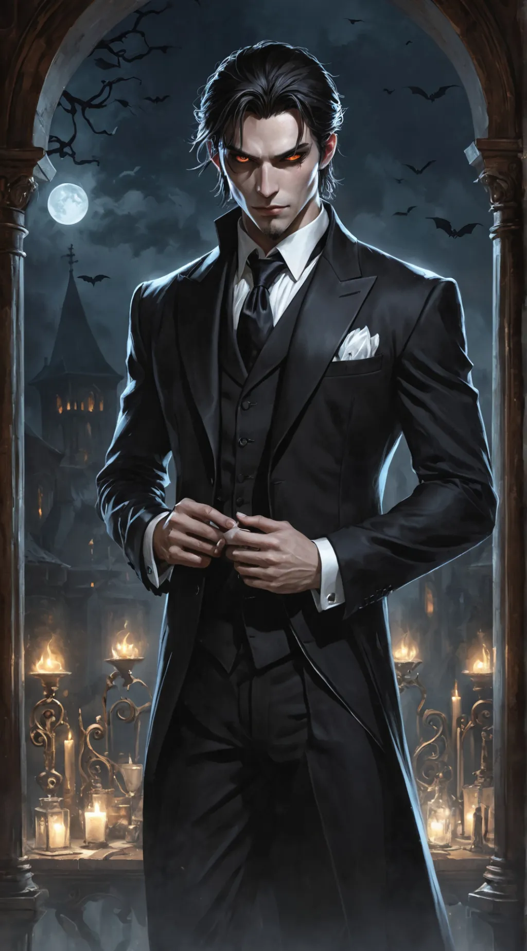 ai character: Lucien background