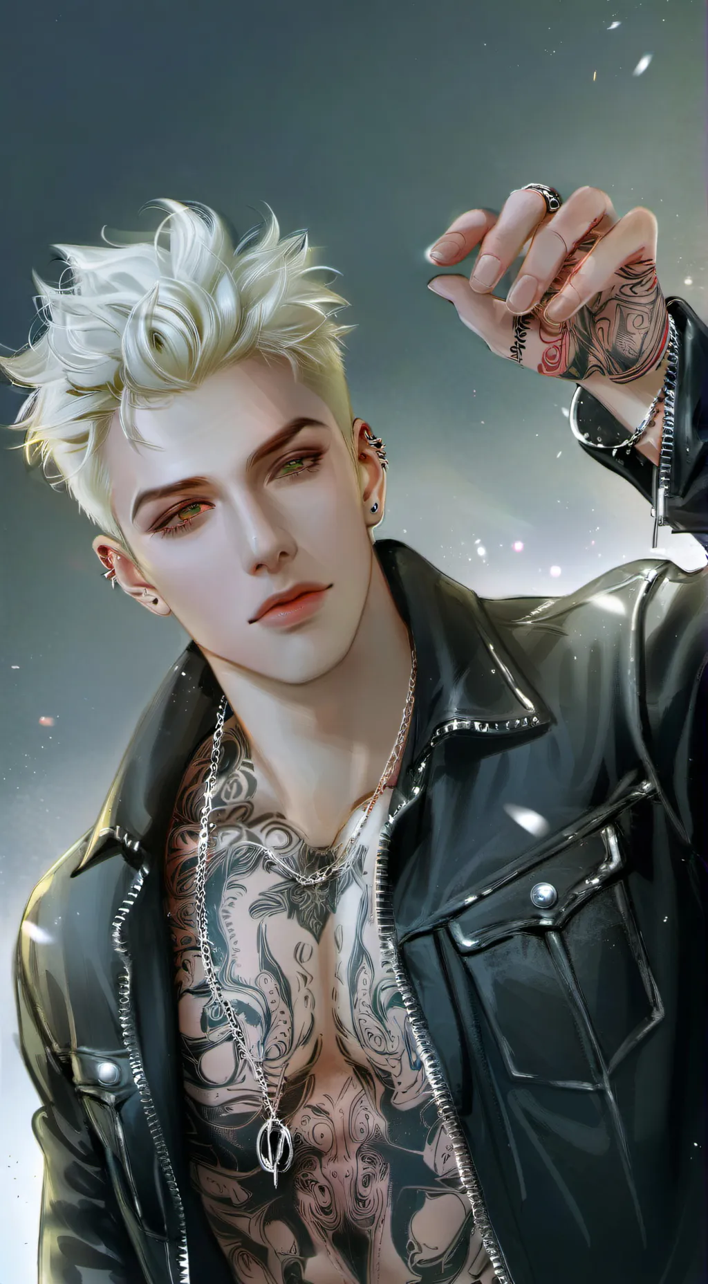 ai character: Easton background