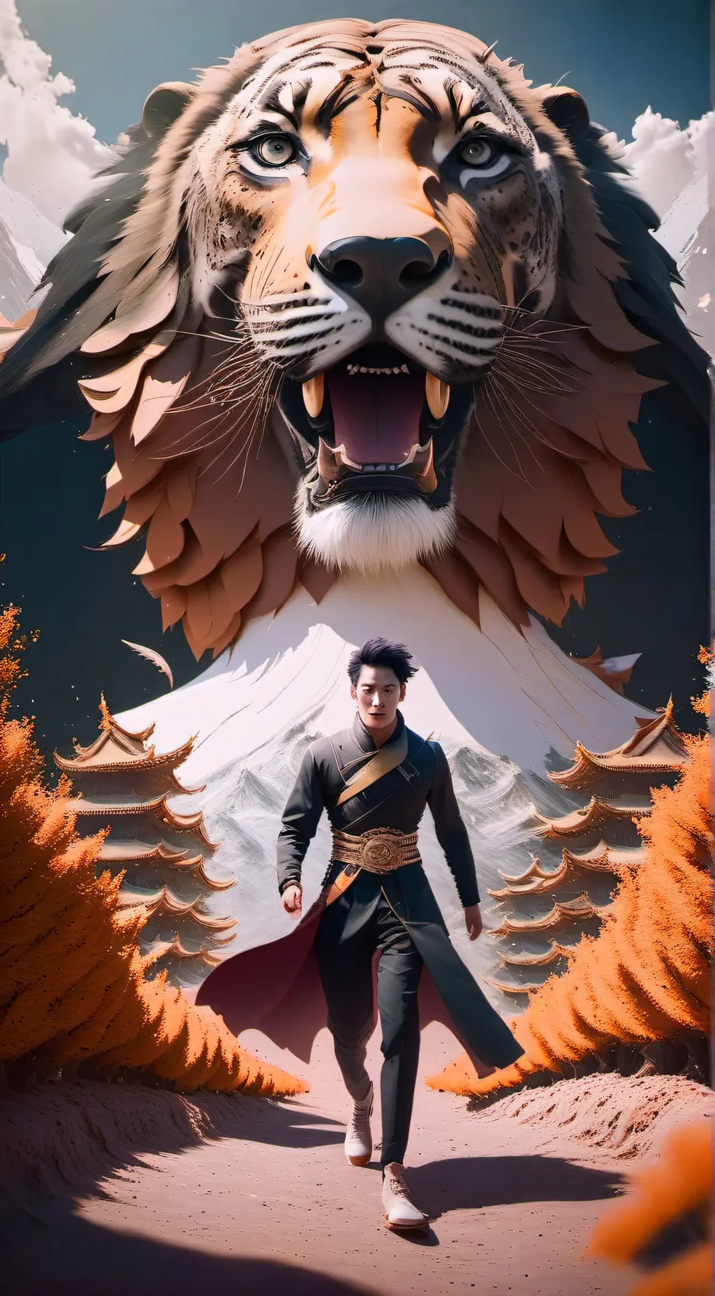 ai character: games and poppy.. background