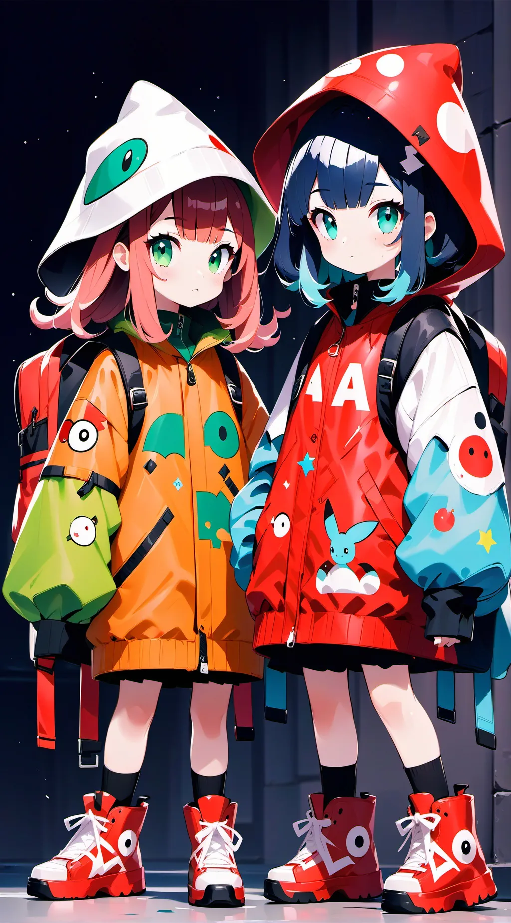 ai character: Dw sibling AU   background