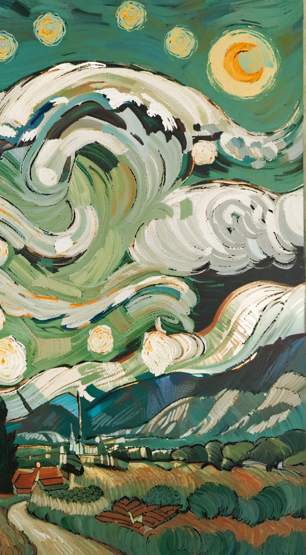 ai character: DW x AP background