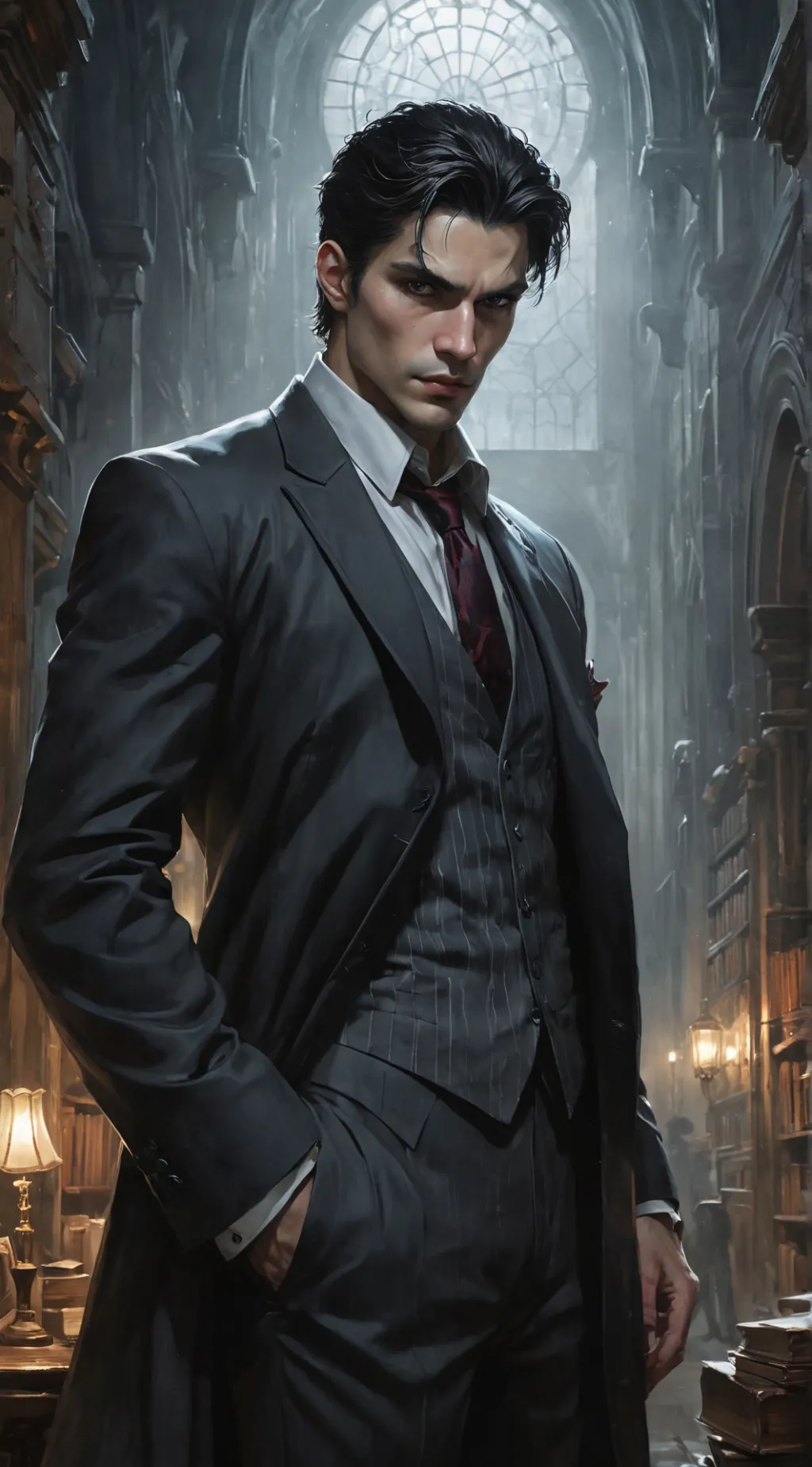 ai character: Lucien background