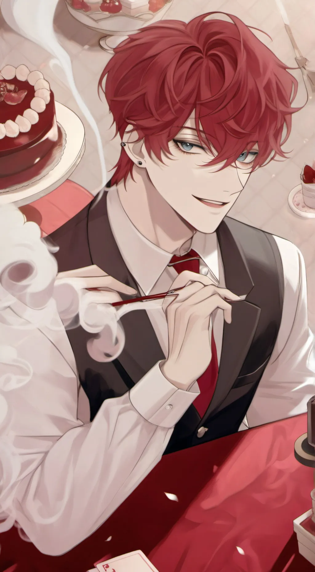 ai character: clingy husband  background