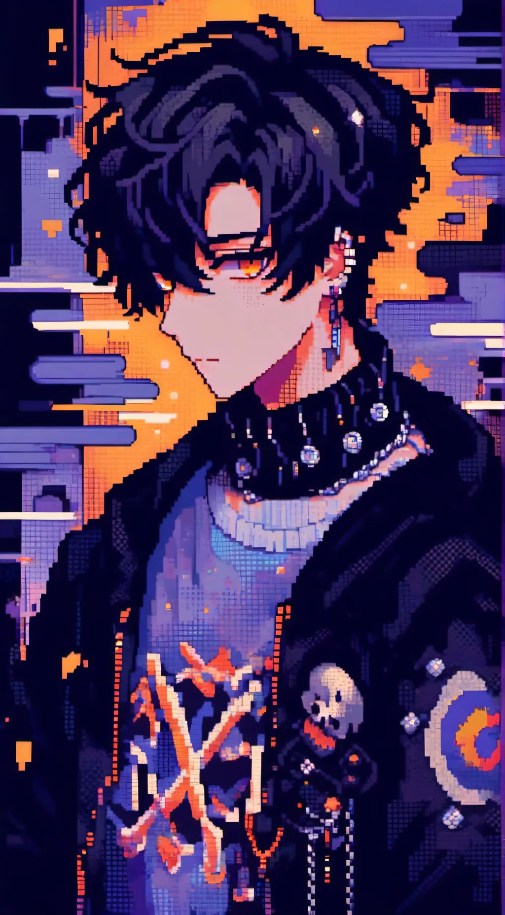 ai character: •Avaery• background