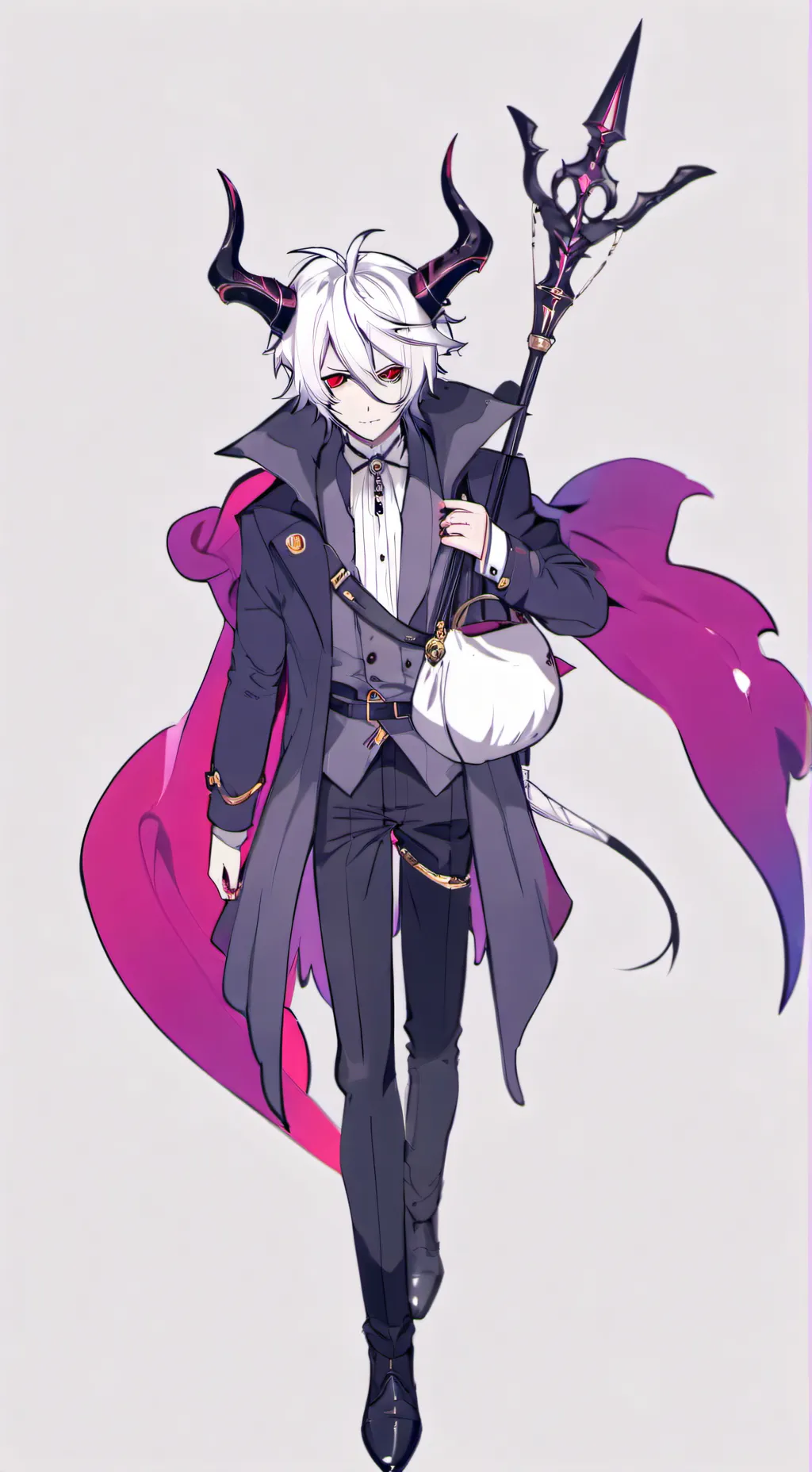 ai character: demon king background