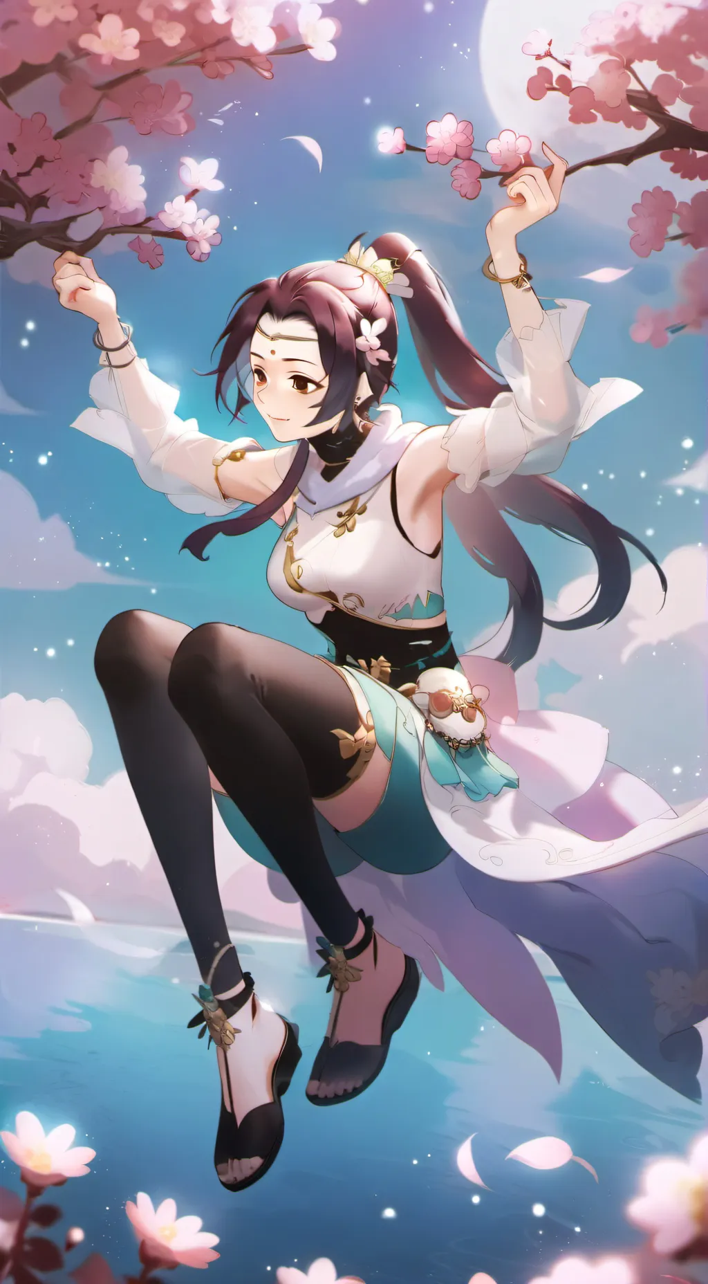 ai character: shinobu X Tanjiro  background