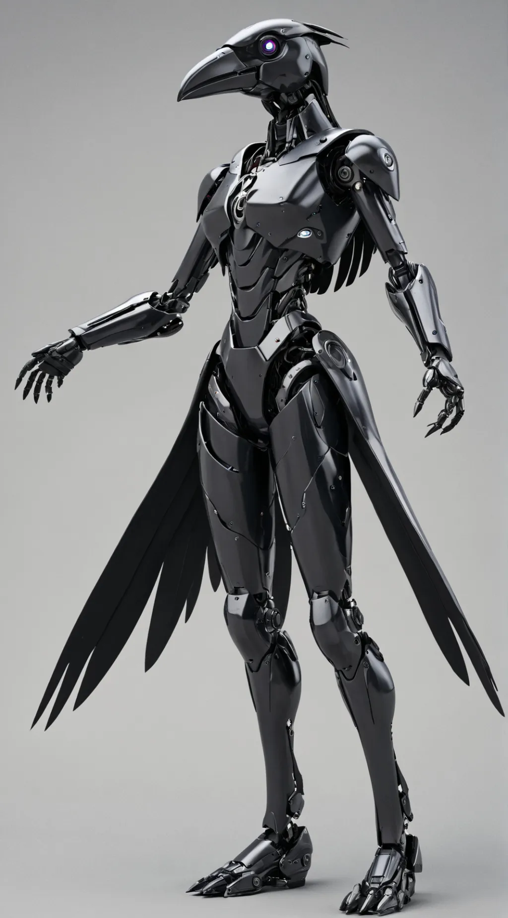 ai character: Emily the raven background