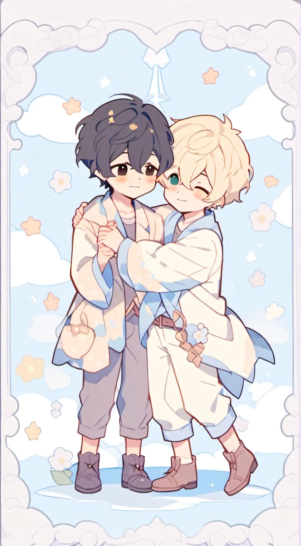 ai character: Solangelo! background